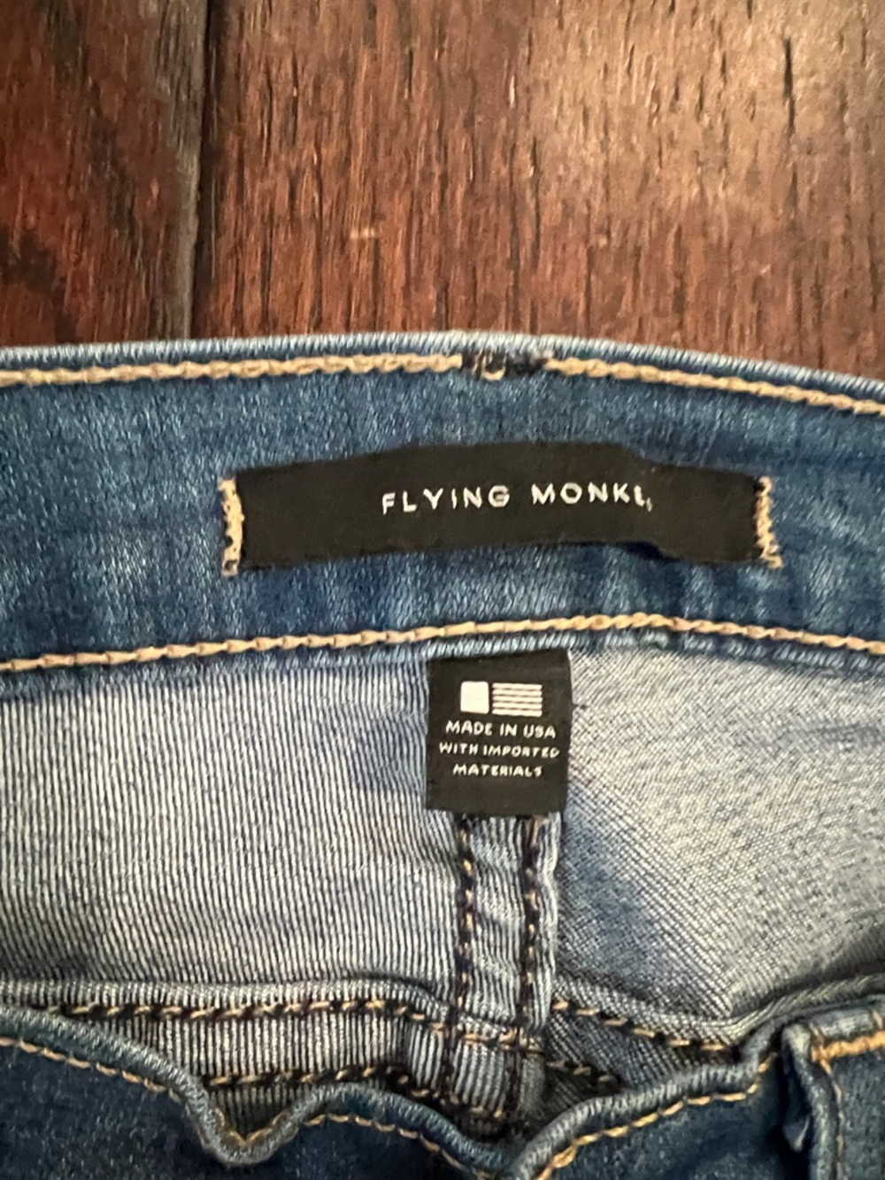 Flying Monkey Distressed Light Blue Skinny Jeans - Picture 2 of 3